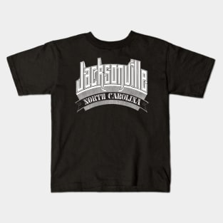 Vintage Jacksonville, NC Kids T-Shirt